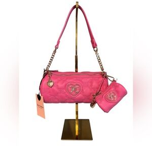 Juicy Couture Pink Choose Juicy ll  Quilted Shoulder Bag